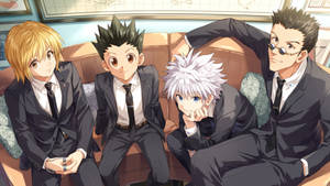 Gon, Kurapika, Leorio, And Killua 4k Wallpaper