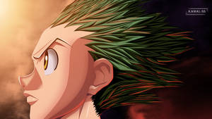 Gon Side View Cartoon Art Wallpaper