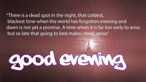 Good Evening Boat Wallpaper