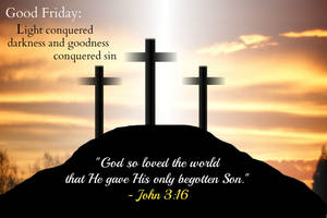 Good Friday Bible Verse Wallpaper