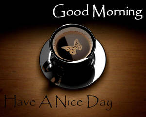 Good Morning Hd With Coffee Wallpaper