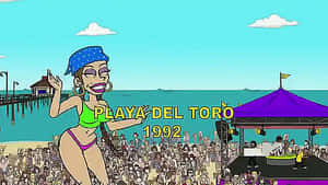 Good Vibes Babs Playa Del Toro Wallpaper