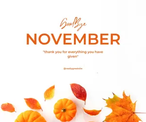 Goodbye November, Hello December! Wallpaper