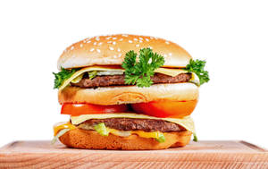 Goodly Fat Cheeseburger Wallpaper