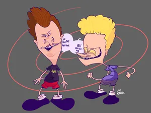 Goofy Beavis And Butt Head Wallpaper