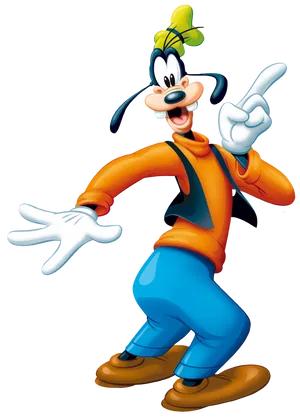 Goofy Looking Back Wallpaper