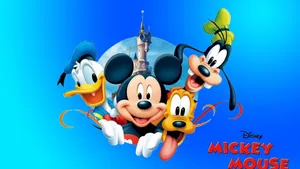Goofy, Mickey, Donald, And Pluto Wallpaper