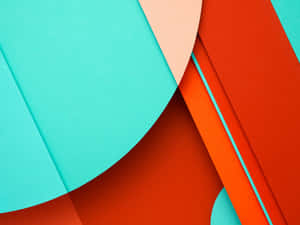 Google Material Design Concept Showcasing Colorful Layers That Change As You Navigate Around. Wallpaper