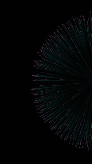 Google Pixel 3 Dark Firework Wallpaper