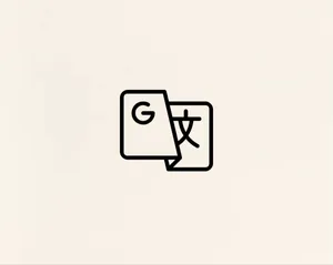 Google Translate Logo Outline Wallpaper