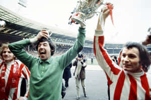 Gordon Banks With John Marsh Wallpaper
