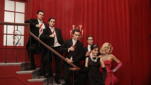 Gossip Girl Cast Classy Pictorial Wallpaper