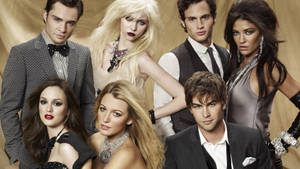 Gossip Girl Characters Photoshoot Wallpaper