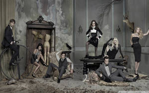 Gossip Girl Classy Group Photography Wallpaper