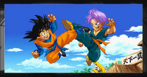 Goten And Trunks Pixels Wallpaper