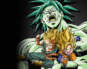 Goten, Broly, And Trunks Wallpaper
