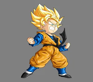 Goten Great Strength Wallpaper