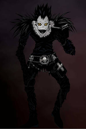 Goth-like Ryuk From Death Note Iphone Wallpaper