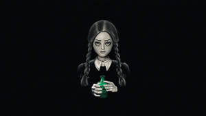 Goth Wednesday Addams Wallpaper