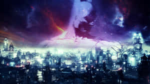 Gotham City Comes Alive At Night Wallpaper