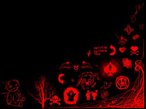 Gothic Aesthetic Red And Black Wallpaper