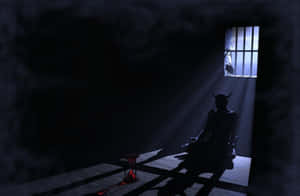 Gothic Computer Devil In Dungeon Wallpaper