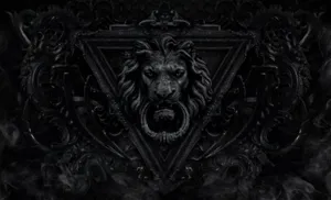 Gothic Computer Lion Door Knocker Wallpaper