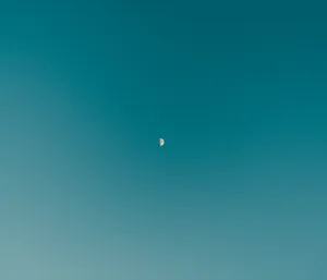 Gradient Teal Sky Wallpaper