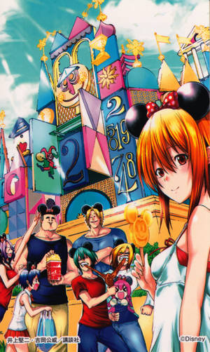 Grand Blue Amusement Park Wallpaper