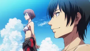 Grand Blue Chisa And Lori Wallpaper