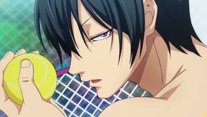 Grand Blue Tennis Ball Wallpaper