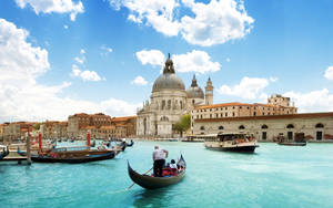 Grand Canal In Venice Italy Wallpaper