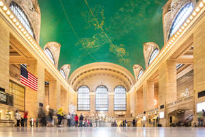 Grand Central Station Floor To Ceiling Wallpaper