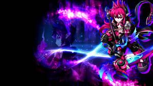 Grand Chase Dio Dark Neon Art Wallpaper