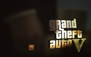 Grand Theft Auto V Glowing Logo Wallpaper