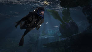 Grand Theft Auto V Michael Scuba Diving Wallpaper