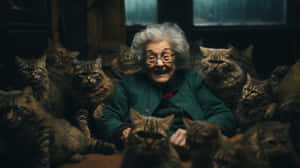 Grandma_and_ Cats_ Gathering.jpg Wallpaper