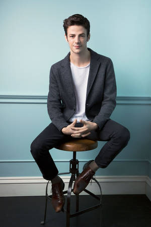 Grant Gustin For Tv Guide Magazine Wallpaper