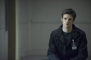 Grant Gustin In The Flash Trickster Episode Wallpaper