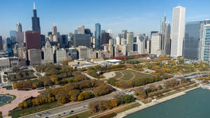 Grant Park In Chicago, Illinois Wallpaper