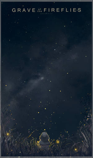 Grave Of The Fireflies Dark Forest Wallpaper