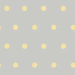 Gray And Yellow Polka Dot Wallpaper