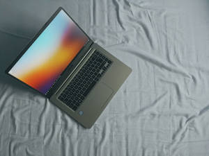 Gray Asus Laptop Top View Wallpaper