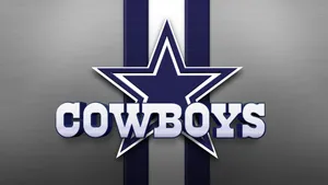 Gray Gradient Dallas Cowboys Logo Wallpaper