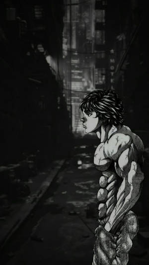 Grayscale Baki Hd Wallpaper