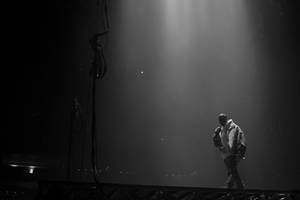 Grayscale Kanye West Saint Pablo Wallpaper