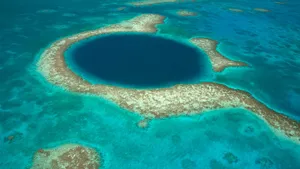 Great Blue Hole Stunning Photograph Wallpaper