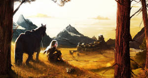 Greedfall Fantasy Girl Horse Wallpaper