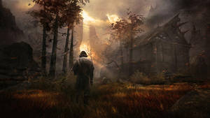 Greedfall Tsushima In Forest Wallpaper