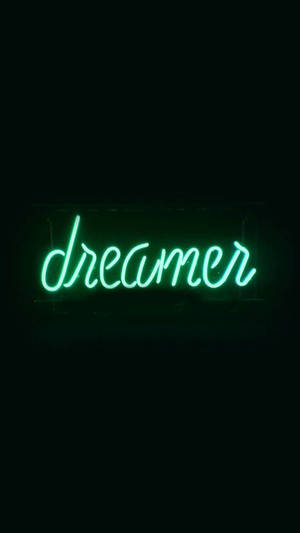 Green Aesthetic Tumblr Dreamer Wallpaper